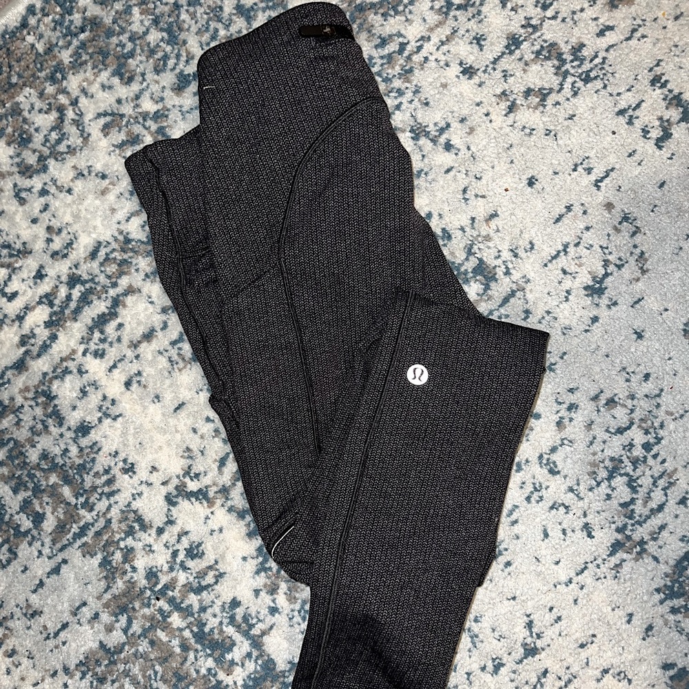 Lululemon Leggings in Grey Herringbone